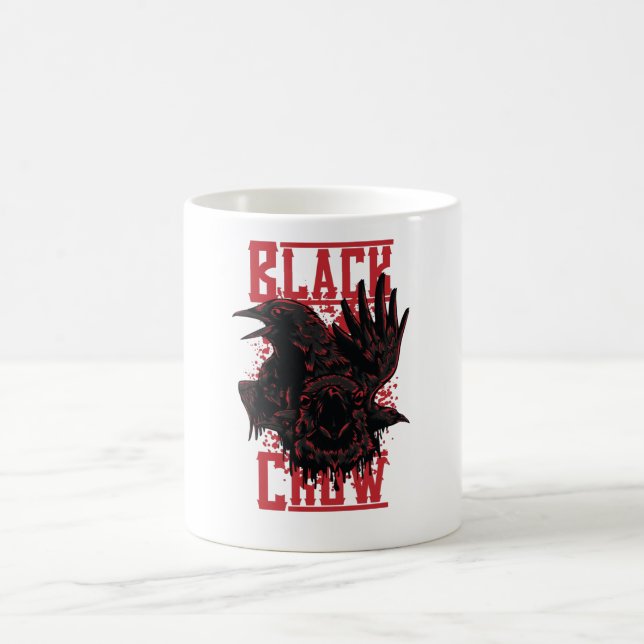 Caneca De Café Corvo Preto (Centro)