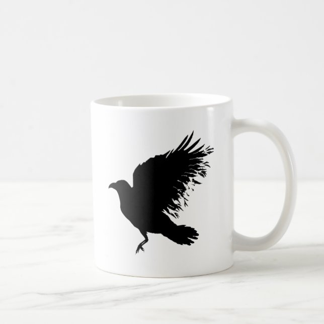 Caneca De Café Corvo - preto (Direita)