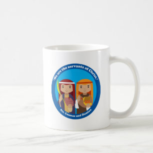 Caneca De Café Cosmas e Damian