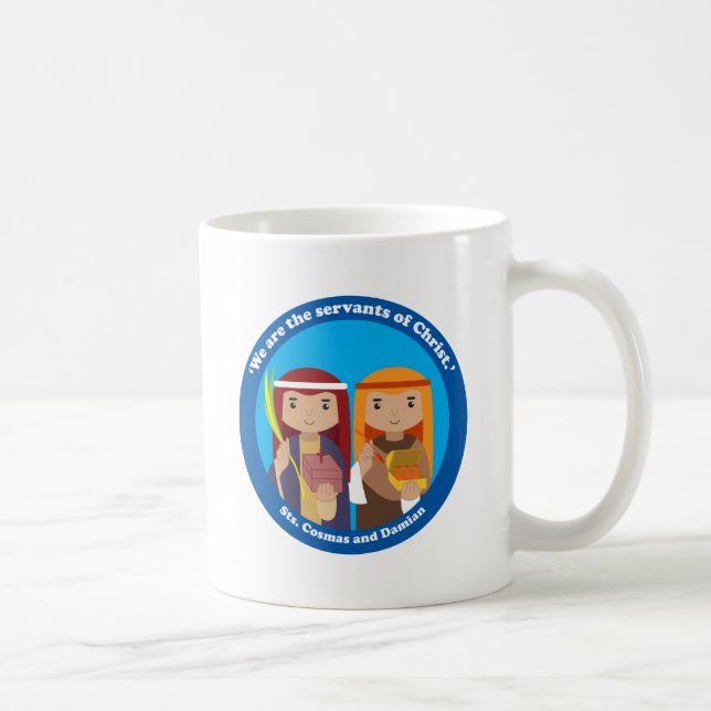 Caneca De Café Cosmas e Damian (Direita)