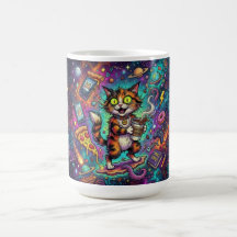 Caneca de Café Cosmic Cat – Gato Espacial da Galáx