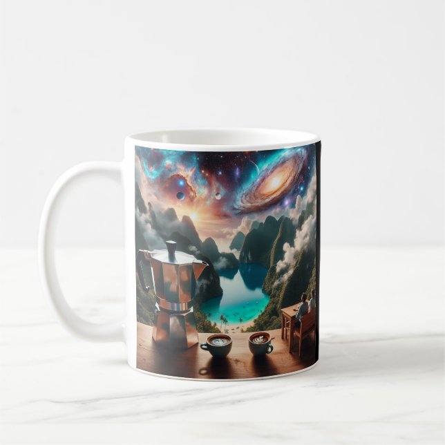 Caneca De Café Cosmic Coffee Morning (Esquerda)