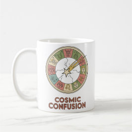 Caneca De Café Cosmic Confusion Mug – Funny Astrology Gift