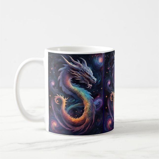 Caneca De Café cosmic dragon coffee mug (Esquerda)