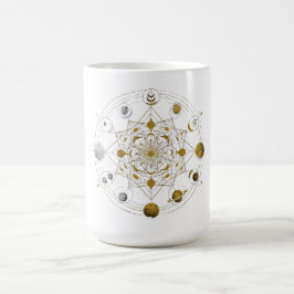 Caneca De Café Cosmic Symmetry – Celestial Mandala Space Mug