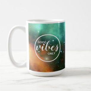 Caneca De Café Côsmico Cosmos Espaço Boas Vibrações Somente Galáx