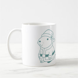 Caneca De Café cosplay santa capybara