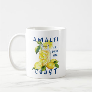 Caneca De Café Costa Amalfitana La Dolce Vita – Limoncello Italia