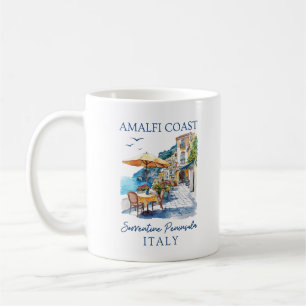 Caneca De Café Costa do Amalfi Itália Verão Cênico