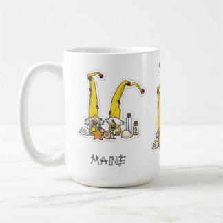Caneca De Café Costa do Maine - Gnomo de Boas-Vindas