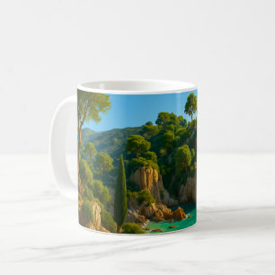 Caneca De Café Costa do Mediterrâneo