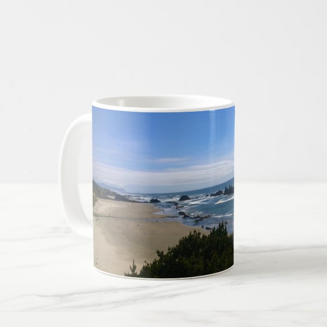 Caneca De Café Costa no Seal Rock, Oregon (Frente Esquerda)