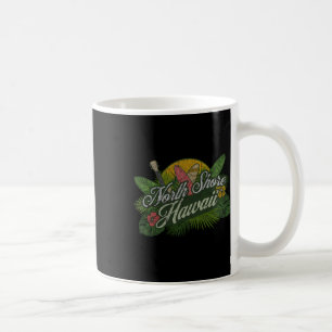 Caneca De Café Costa Norte do Havaí Praia Surf Férias de Verão Vi