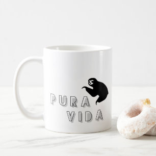 Caneca De Café Costa Rica Pura Vida Sloth