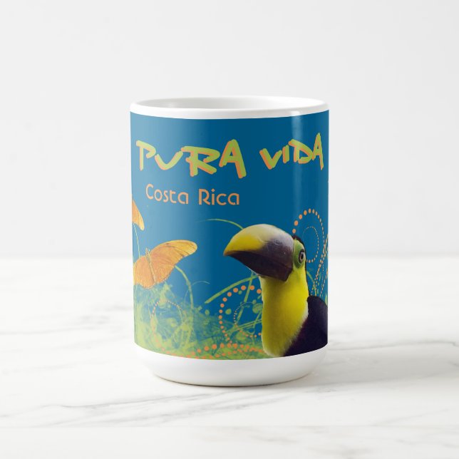 Caneca De Café Costa Rica Pura Vida Toucan Mug (Centro)