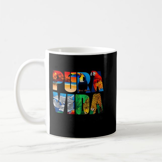Caneca De Café Costa Rica vida (Esquerda)