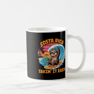 Caneca De Café Costa Rican Vida Surfer Take It Easy Costa Rica Pr