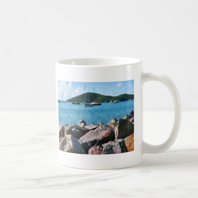 Caneca De Café Costa Rochosa St. Thomas (Direita)