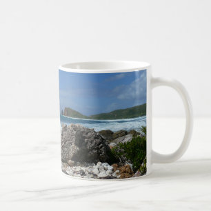 Caneca De Café Costa Rocky de Aruba e Oceano Azul