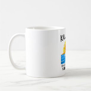Caneca De Café Costa Vulcânica Kailua Kona Oceanos Pacífico Sóis