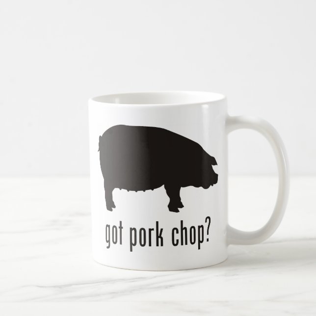 Caneca De Café Costeleta de carne de porco (Direita)