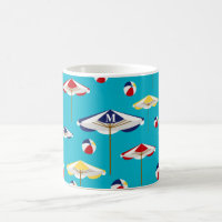 Costume colorido da bola de guarda-chuva de praia