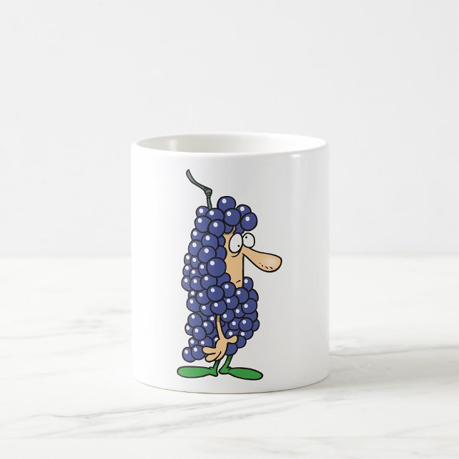 Caneca De Café Costume De Uva (Criador carregado)