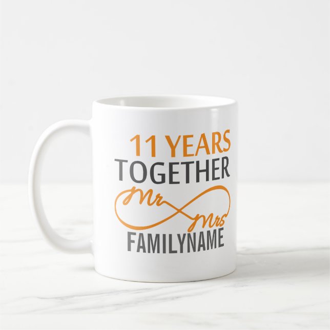 Caneca De Café Costume, Sr. e Sra. 11 (Esquerda)