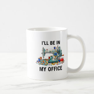 Caneca De Café Costureira engraçada Esgoto Meu escritório Colcha