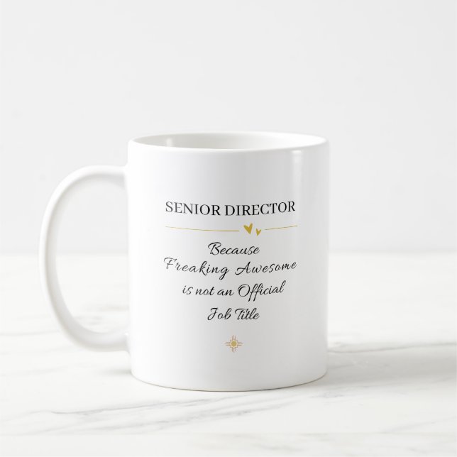 Caneca De Café Cota da Diretoria Sênior (Esquerda)
