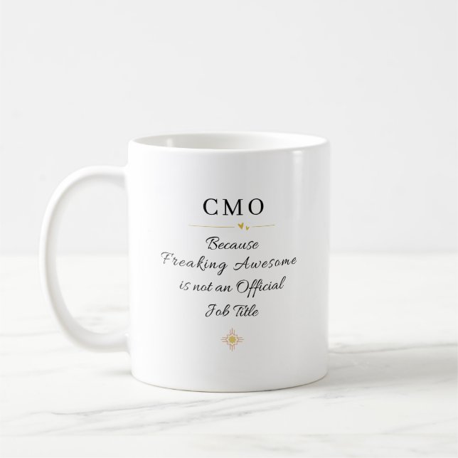 Caneca De Café Cota de Escritório de CMO (Esquerda)