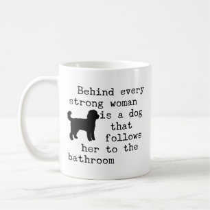 Caneca De Café Cota de Humor do Cão - Labradoodle