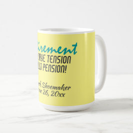 Caneca De Café Cota de Reforma Engraçada Personalizada