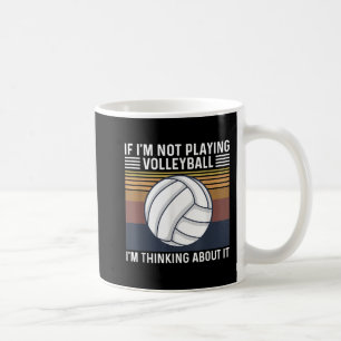 Caneca De Café Cota de Voleibol para Jogador de Voleibol
