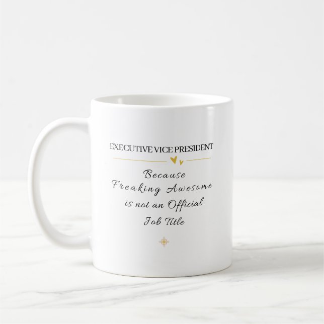 Caneca De Café Cota do Escritório do Vice-Presidente Executivo (Esquerda)