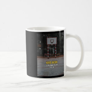 Caneca De Café Cotação de Motivação do Trabalho de Duro de Basque