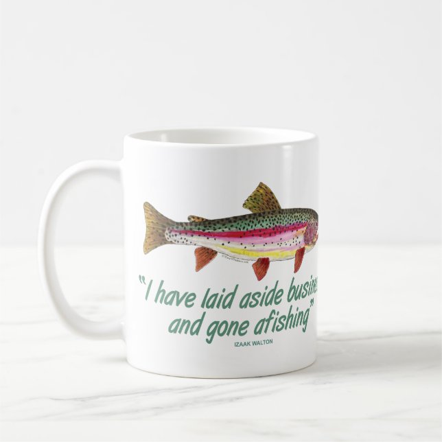 Caneca De Café Cotação de Pesca (Esquerda)