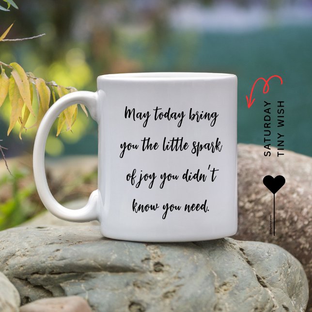 Caneca De Café Cotação Motivacional Personalizada (Personalized Motivational Quote Coffee Mug)