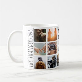 Caneca De Café Cotação Personalizada de 14 Quadros