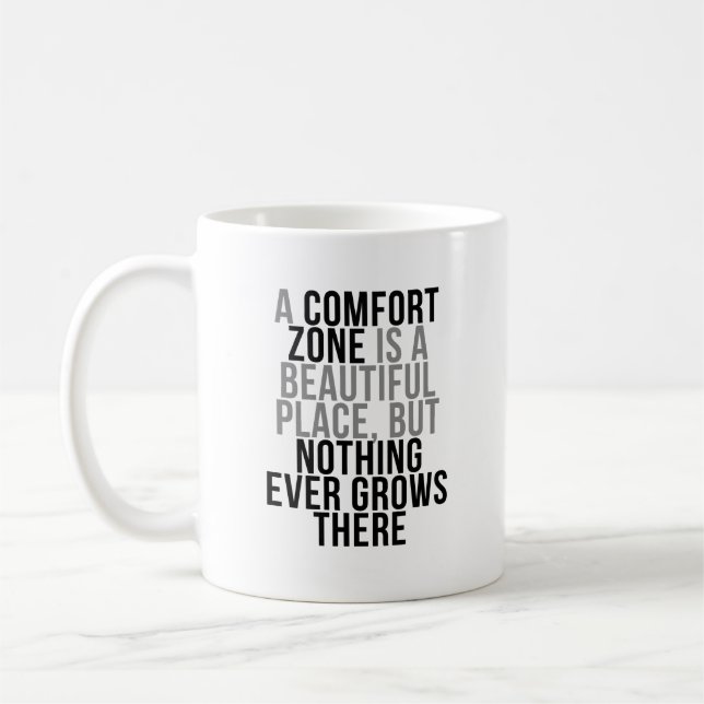 Caneca De Café Cotações da Zona de conforto (Esquerda)