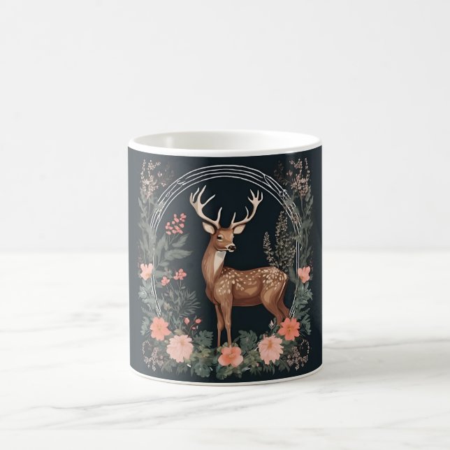 Caneca De Café Cottagecore Deer (Centro)