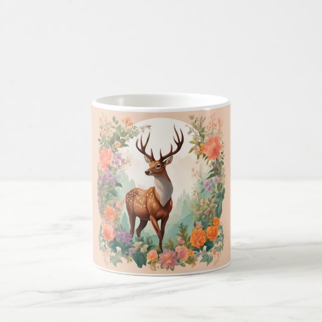 Caneca De Café Cottagecore Deer (Centro)