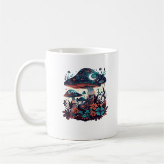 Caneca De Café Cottagecore e Feira de Cogumelos Goblincore Estéti