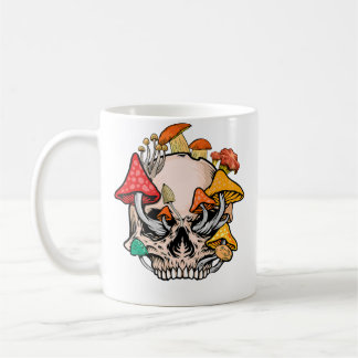 Caneca De Café Cottagecore Estética Caçador Cogumelo Morel Caveir