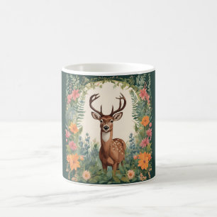 Caneca De Café Cottagecore Veado