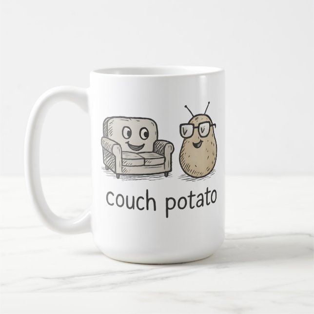 Caneca De Café Couch Potato (Esquerda)