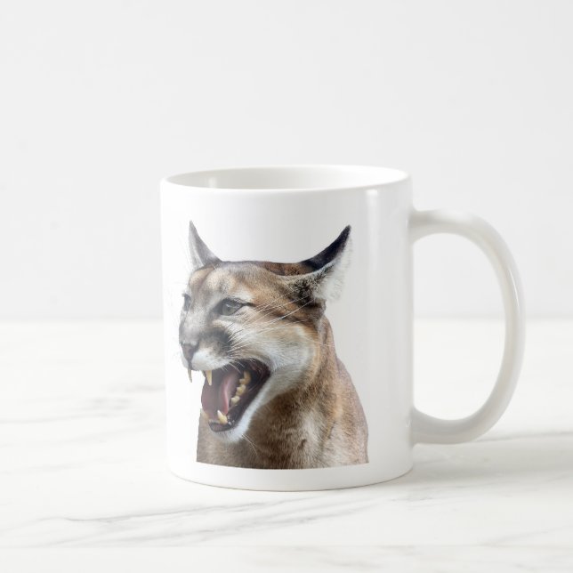 Caneca De Café Cougarのマグカップ (Direita)