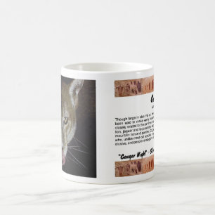 Caneca De Café Cougar Night