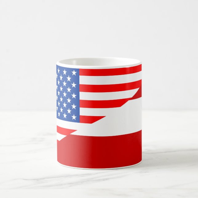 Caneca De Café countr dos EUA da bandeira de Estados Unidos (Centro)