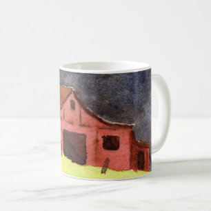 Caneca De Café Country Road Mug rural — grande celeiro vermelho —